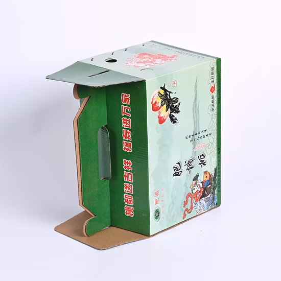 Custom Printed Corrugated Cardboard Paper Pineapple Tomato Cucumber Onion Durian Broccoli Durian Fresh Vegetable Fruit Packing Packaging Shipping Carton Box