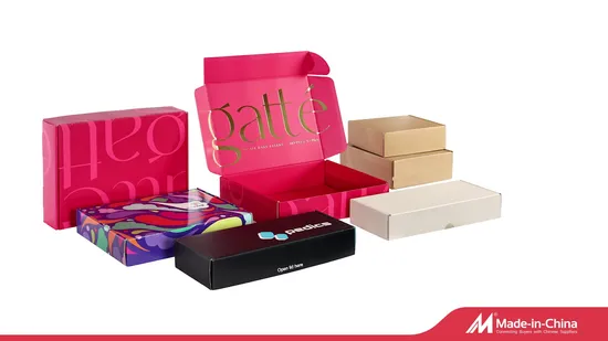 Wholesale Recycled Custom Printed Logo Shipping Boxes Insert Kraft Cardboard Wrapping Paper Birthday Gift Mailer Box