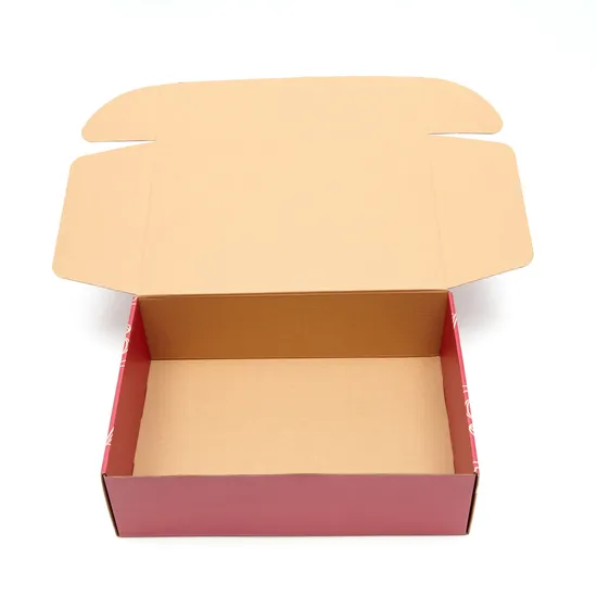 Cardboard Colored Tuck Top Corrugated Paper Packaging Mailing Boxes Custom Box